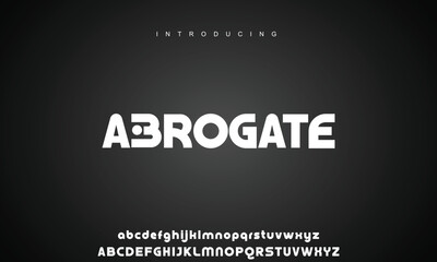 Creative font. Modern abstract digital tech font. Logo creative font, type, technology, movie, digital, music, movie. Fonts and illustration in vector format.