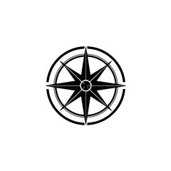 Geometric Compass Logo, Timeless & Elegant