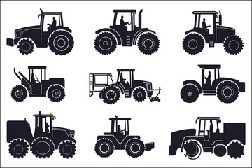Rural Farming Tractor Art