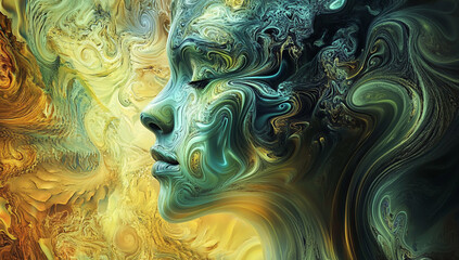 A mesmerizing display of intricate patterns and vibrant colors
