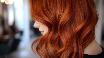 Naklejka premium Warm red tones with a subtle orange hue blend