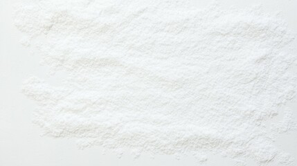 Fototapeta premium A close-up view of a fine white powder spread across a surface.