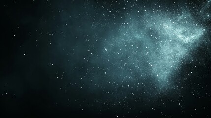Obraz premium A cosmic scene depicting a starry night sky with a swirling nebula effect.