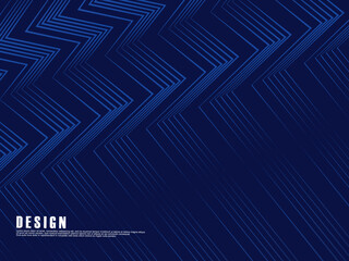 Gradient blue lines technology abstract background. Futuristic dark blue graphic vector design.