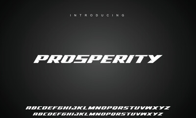 Abstract modern urban alphabet fonts. Typography sport, technology, fashion, digital, future creative logo font.