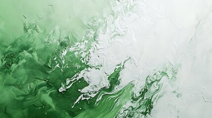 Bright green and white dual-tone gradient