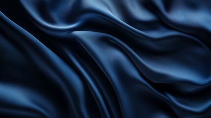 Fototapeta premium Deep navy blue with subtle light effects