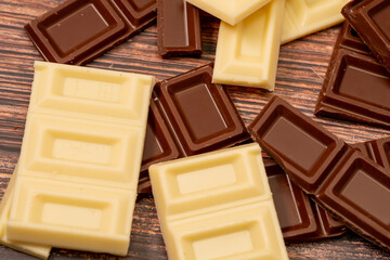銀紙に包まれたチョコレート