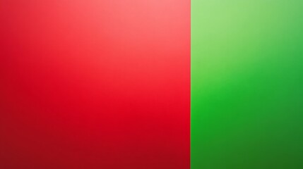 Rich red transitioning to bright green with smooth gradients