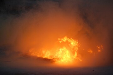 fire in the night