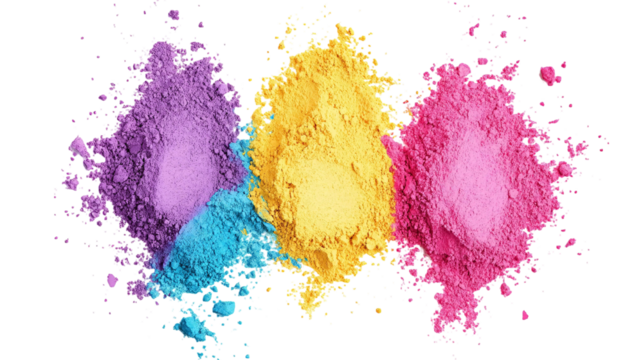 Vibrant Pastels for Drawing & Artistic Creations - Isolated on White Background