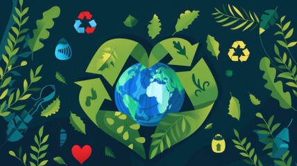 Ecology concept. Save the planet