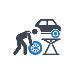 Car Repair Mechanic Icon