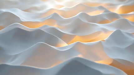 Obraz premium White and gold gradient with glowing edges