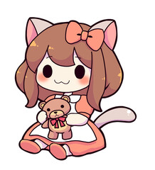 猫耳の女の子