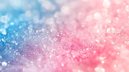 Elegant blue to pink gradient with bokeh effects