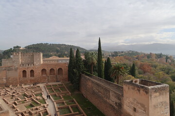 Alhambra in Granada in Spain
