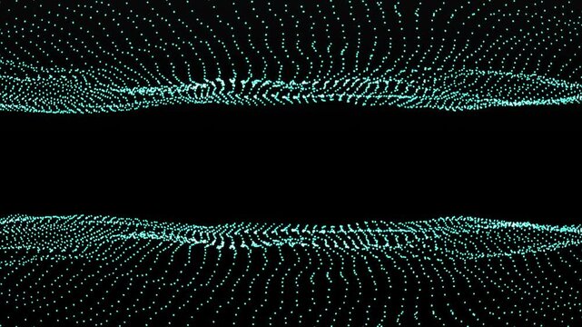 animation background with wave