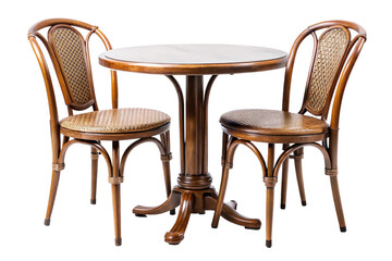 two chairs and table