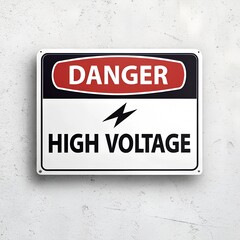 Obraz premium A rectangular sign with a red 