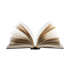 Fototapeta premium Open Book on Transparent Background for Design Use