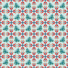 Beautiful seamless pattern design by geometric 