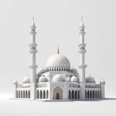 Fototapeta premium 3d rendering mosque