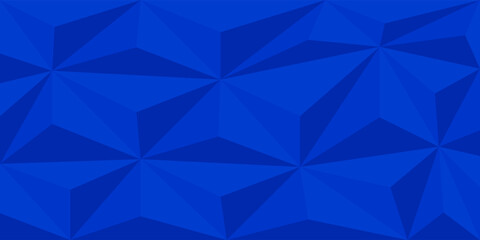 blue triangle polygon pattern vector background
