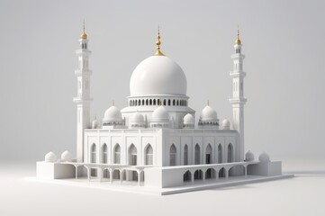 Fototapeta premium 3d rendering mosque