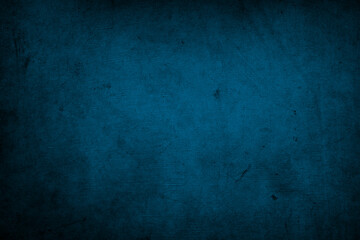 Beautiful Abstract Grunge Decorative Navy Blue Dark Stucco Wall Background. Art Rough Stylized Texture Banner With Space For Text