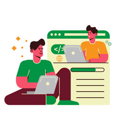 Busines Network Illustration