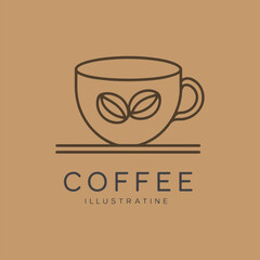 Coffee logo depicted design