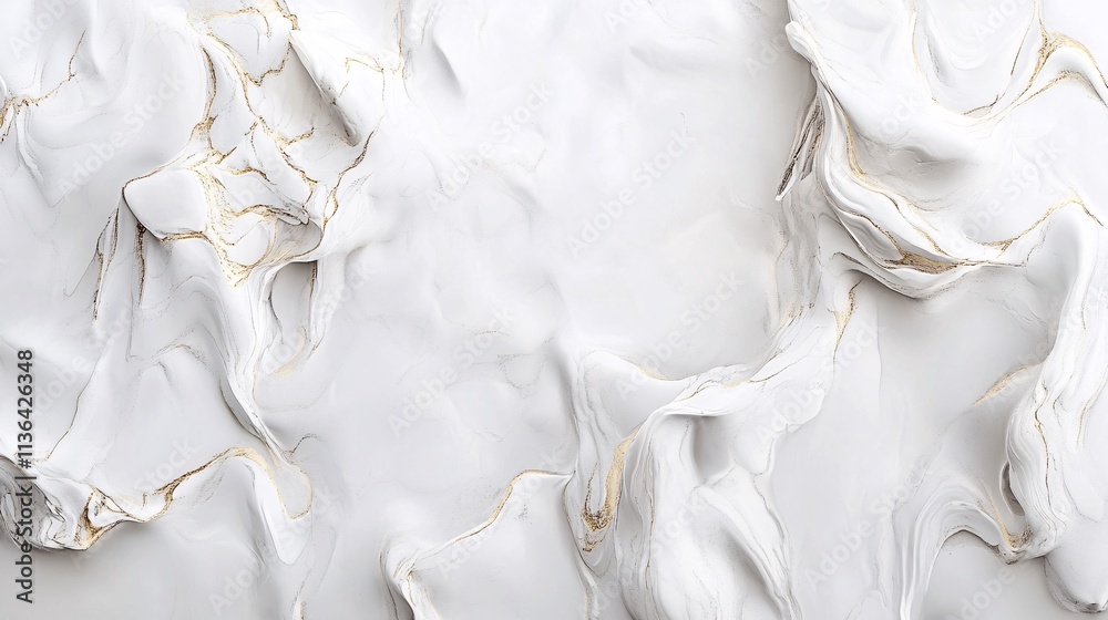 Poster white and gold marble texture creating a luxurious background