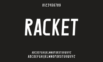 Modern minimal abstract alphabet fonts. Typography technology, electronic, movie, digital, music, future, logo creative font.