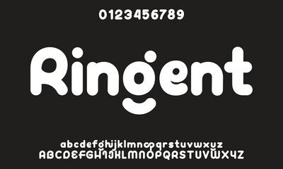 Modern minimal abstract alphabet fonts. Typography technology, electronic, movie, digital, music, future, logo creative font.