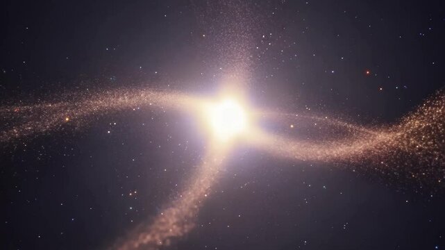 Exploration of cosmic phenomena showcasing swirling galaxies and luminous stars in the vast universe