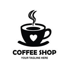 coffee cup logo vector template 