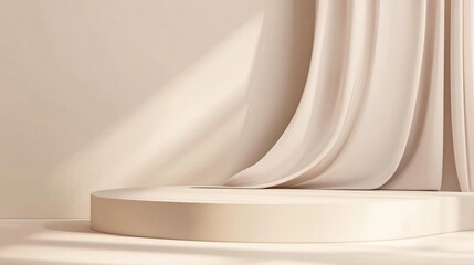 Soft Minimalist Gray Canvas with Gentle Gradient