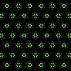 snowflakes seamless pattern