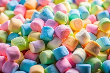 Colorful Marshmallows Photography: Sweet Treats, Candy Background, Yummy Food, Pastel Colors, Dessert Image