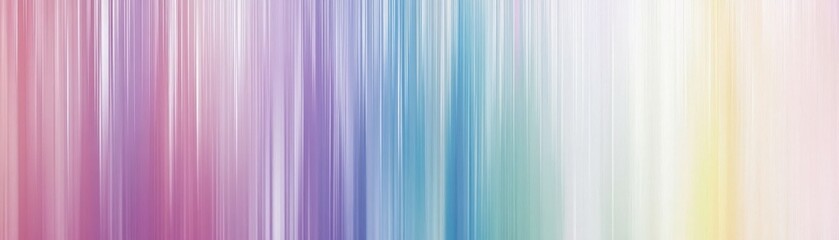 Elongated horizontal holographic design with rainbow foil textures and iridescent gradients, showcasing dynamic light reflections in a modern, sleek composition perfect for panoramic layouts