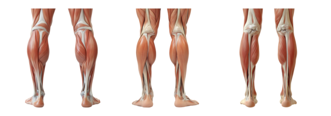 Anatomical Model of Human Leg Muscles