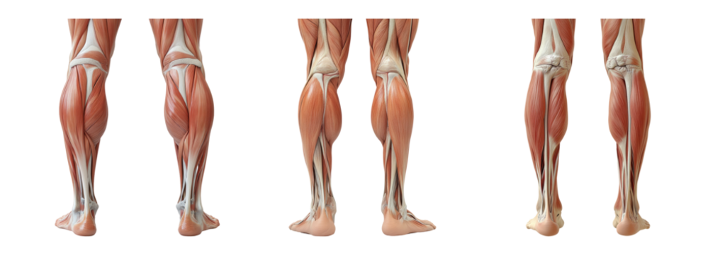 Anatomical Model of Human Leg Muscles