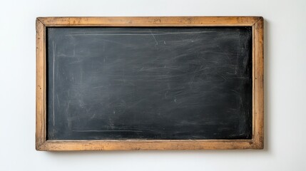 Vintage Wooden Black Chalkboard with Blank Surface for Writing