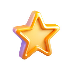3D star icon