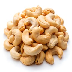 cashew nuts isolated on white background