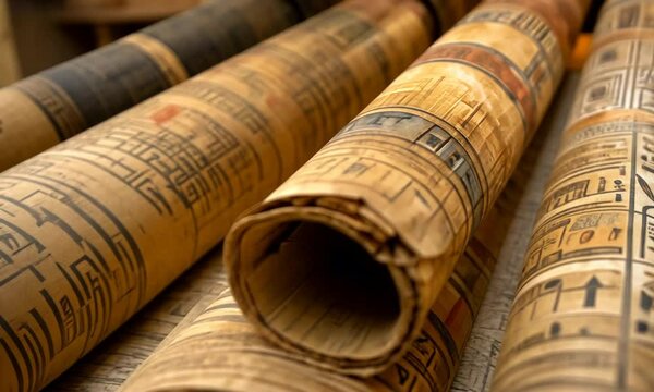 Ancient Egyptian Papyrus Scrolls: A Glimpse into History