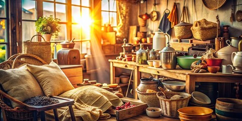 Eco-Friendly Vintage Finds: Sustainable Thrift Store Grains & Household Items