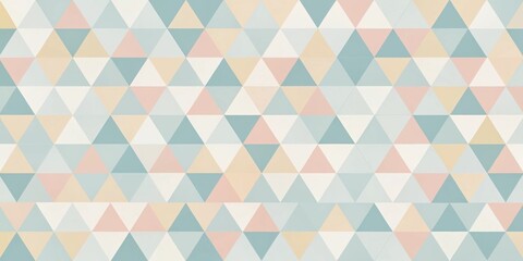 Obraz premium Serene Pastel Triangle Pattern A Soft and Subtle Geometric Design for Backgrounds