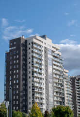 apartment blocks on a sunny day